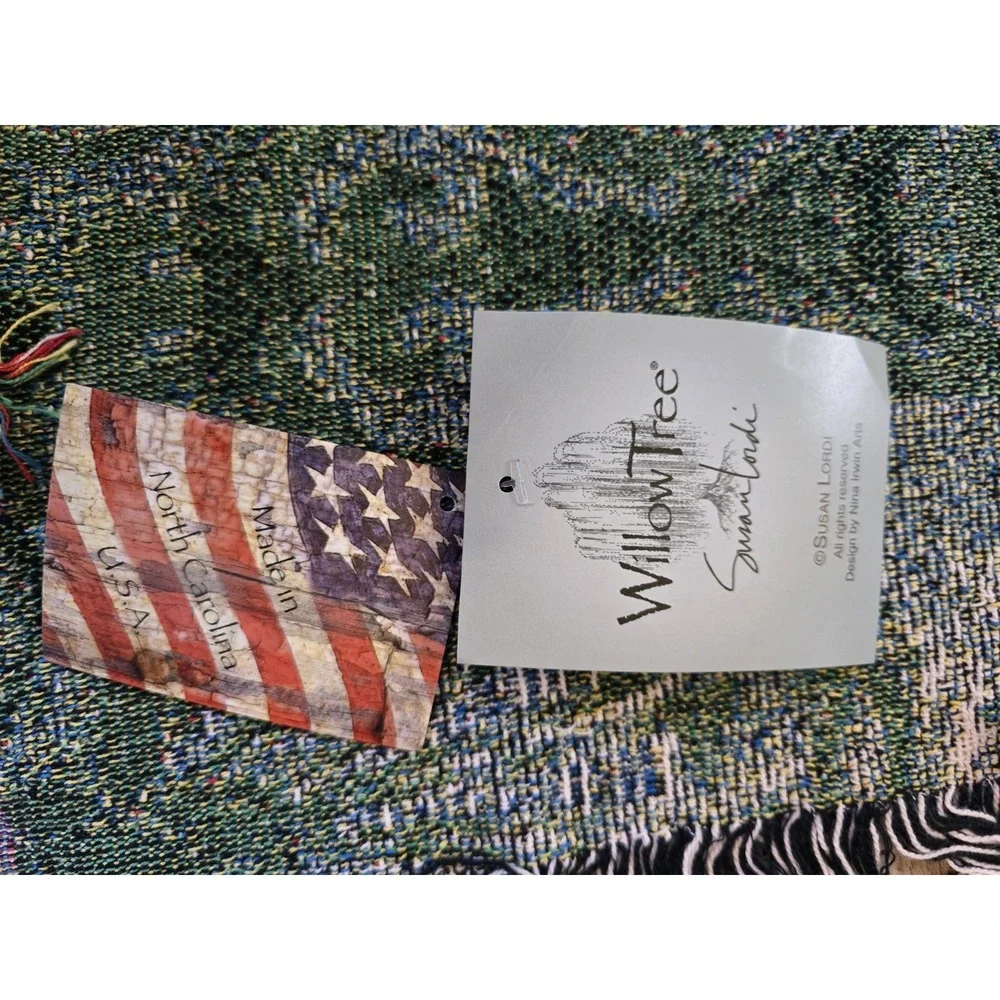 Willow Tree Tapestry Throw Blanket Thinking Of You Sympathy Comfort Gift 50x60